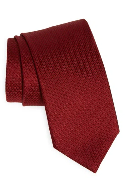 BRIONI SOLID SILK TIE