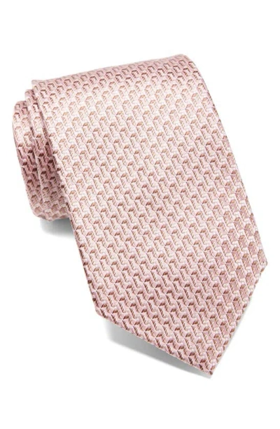 Brioni Standard Silk Tie In Old Rose/ Roseate