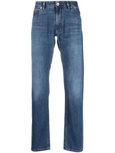 BRIONI STRAIGHT-LEG COTTON TROUSERS