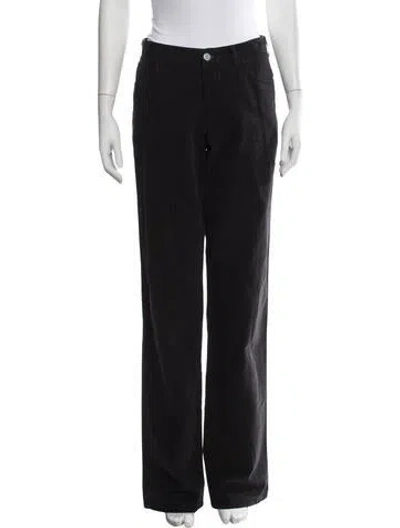 Pre-owned Brioni Straight Leg Pants In Black