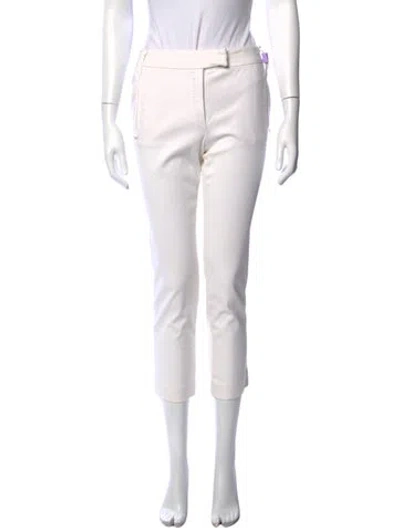 Pre-owned Brioni Straight Leg Pants In White