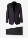 Brioni Straight Wool Suit In Blue