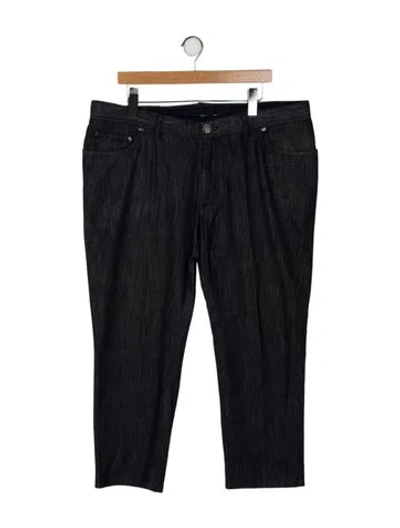 Pre-owned Brioni Straight-leg Jeans In Black