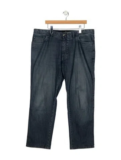 Pre-owned Brioni Straight-leg Jeans In Blue