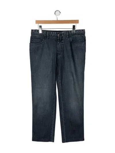 Pre-owned Brioni Straight-leg Jeans In Blue