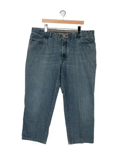 Pre-owned Brioni Straight-leg Jeans In Blue