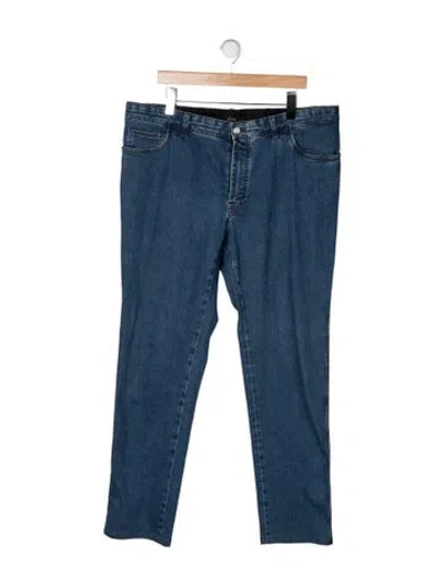 Pre-owned Brioni Straight-leg Jeans In Blue