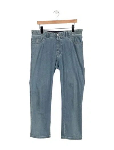 Pre-owned Brioni Straight-leg Jeans In Blue