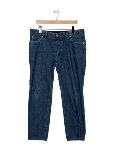 Pre-owned Brioni Straight-leg Jeans In Blue