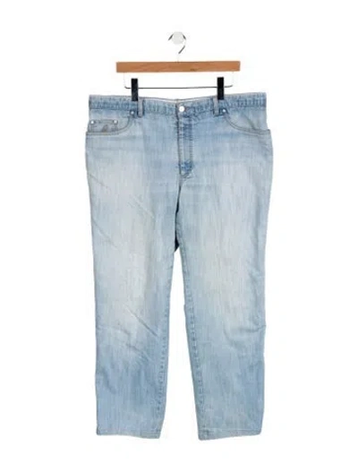 Pre-owned Brioni Straight-leg Jeans In Blue