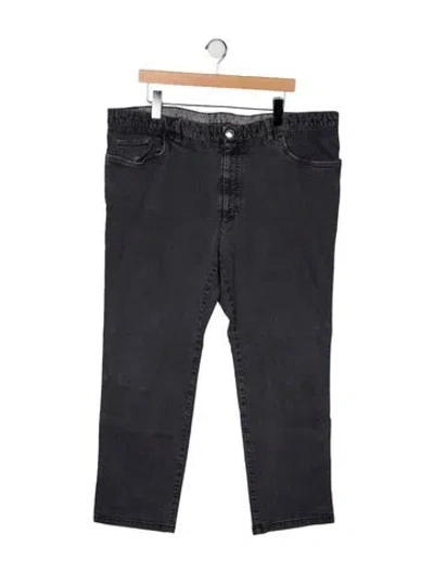 Pre-owned Brioni Straight-leg Jeans In Gray