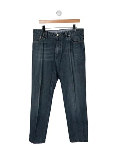 Pre-owned Brioni Straight-leg Jeans In Green