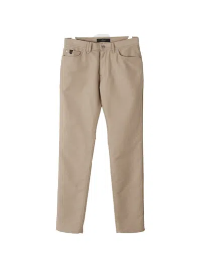 Brioni Straight-leg Trousers In Neutral