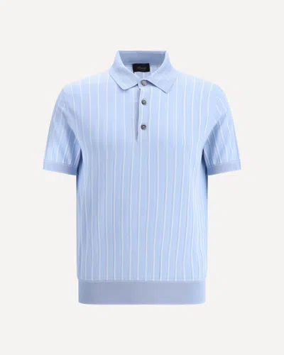 Brioni Striped Polo Sweater