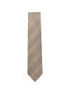 Brioni Striped Silk Tie In Pattern