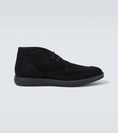 BRIONI SUEDE BOOTS