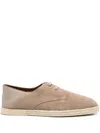 Brioni Suede Espadrilles In Neutral