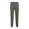 Brioni Pienza Cotton Stretch Pants In Gray