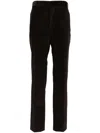 Brioni Tailored Straight-leg Trousers In Brown