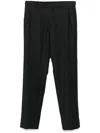 Brioni Tapered Trousers In Black