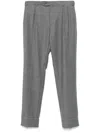 Brioni Tapered Trousers In Grey