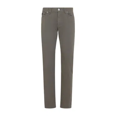 Brioni Meribel Jeans Trousers Belt Loops Pockets In Gray