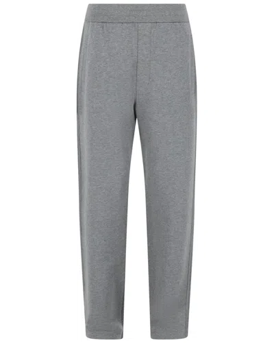 Brioni Terry Knit Sweatpant In Gray
