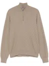 Brioni Textured Top In Neutrals
