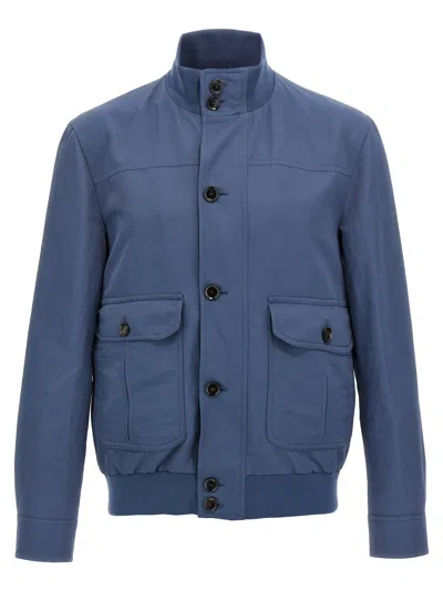 Brioni The 75th Casual Jackets And Parka Blue