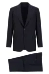 Brioni Notched-lapels Wool Single-breasted Suit In Blue