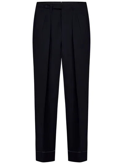 Brioni Trousers In Blue