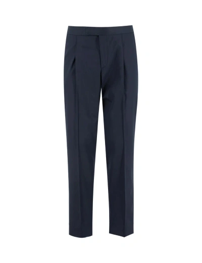 Brioni Trousers In Midnight Blue