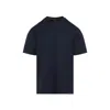 Brioni Cotton Jersey Crewneck T-shirt In Blue