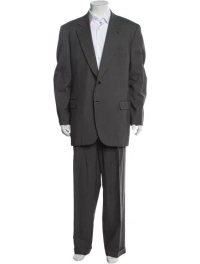 Pre-owned Brioni Two-piece Blazer In Gray