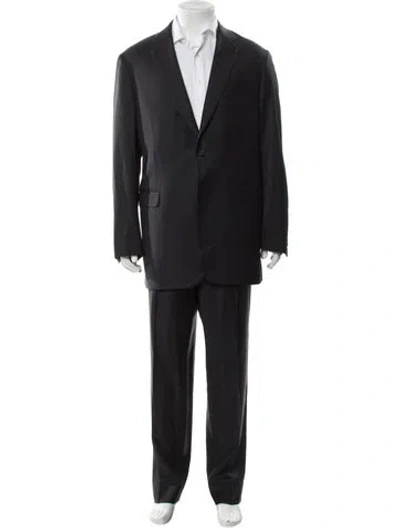 Pre-owned Brioni Two-piece Suit In Black