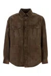 Brioni Unlined Suede Xcampionario Art.agnello Pieno Vagab Pcak0lp5711 2600 In Brown