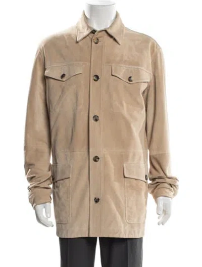 Pre-owned Brioni Utility Jacket In Neutrals