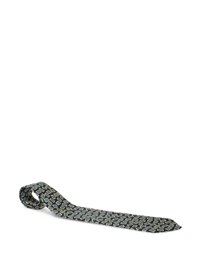 Pre-owned Brioni Vintage Brioni Tie In Blue