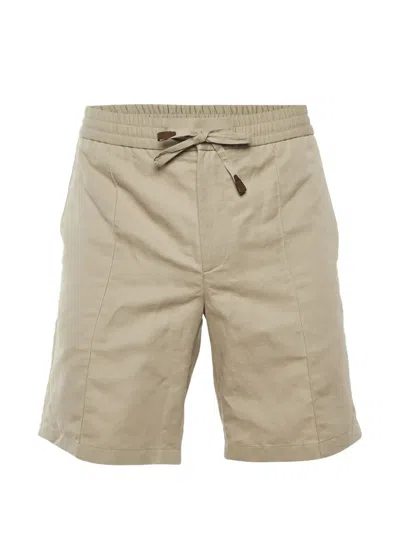 Pre-owned Brioni Vintage Sidney Shorts In Neutral