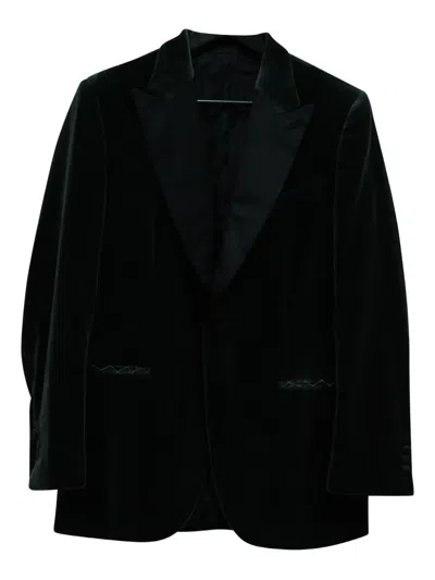 Pre-owned Brioni Vintage Single-breasted Blazer In Black
