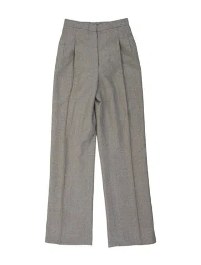 Pre-owned Brioni Vintage Straight Leg Pants In Gray