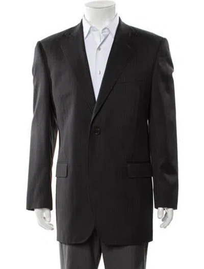 Pre-owned Brioni Virgin Wool Blazer In White