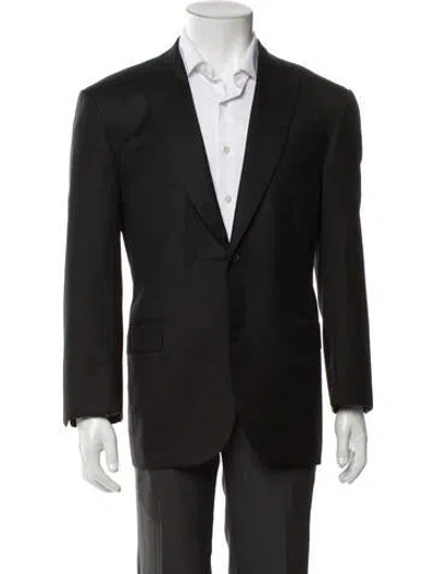Pre-owned Brioni Virgin Wool Two-piece Blazer In Black
