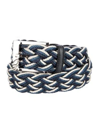 Pre-owned Brioni Waist Belt In Blue