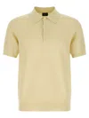 Brioni Weaving Short-sleeve Polo Shirt In Yellow