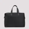 Brioni Structured Black Shoulder Bag With Durable Materials In Black