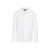 BRIONI WHITE COTTON SHIRT