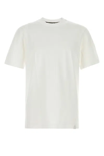 BRIONI BRIONI WHITE COTTON T-SHIRT