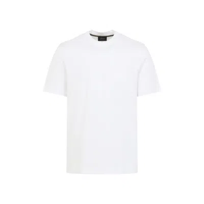 BRIONI BRIONI WHITE COTTON T-SHIRT