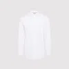 Brioni Linen Button-up Shirt In White